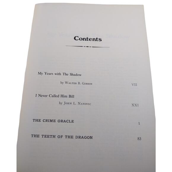 THE CRIME ORACLE & TEETH OF THE DRAGON: TWO ADVENTURES OF THE SHADOW - 1975 - Picture 6 of 10